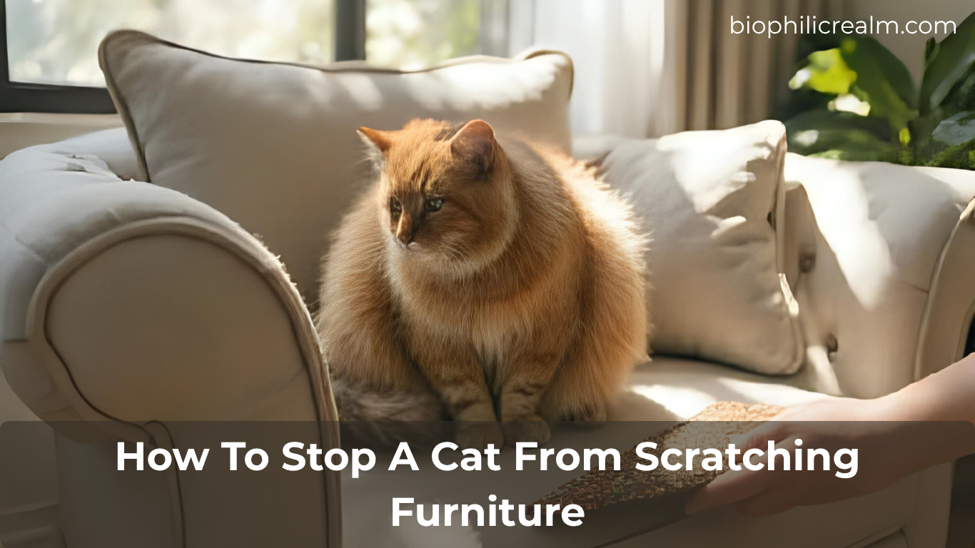 How To Stop A Cat From Scratching Furniture
